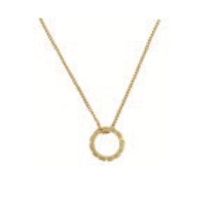 SUSICALA Halskette Camu Circle XS Gold Plated FLCCM-01