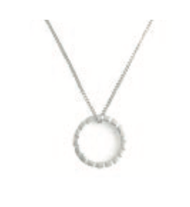 SUSICALA Halskette Camu Circle Sterlingsilber