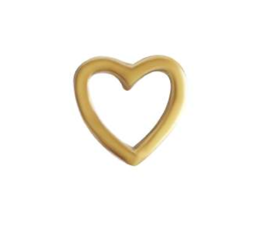 IBU JEWELS Ohrstecker IBU Heart EACC