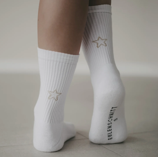 EULENSCHNITT Socken Stern