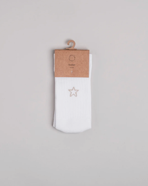 EULENSCHNITT Socken Stern