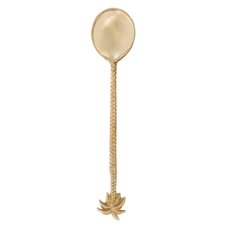 BAZAR BIZAR Salatlöffel Palme Gold