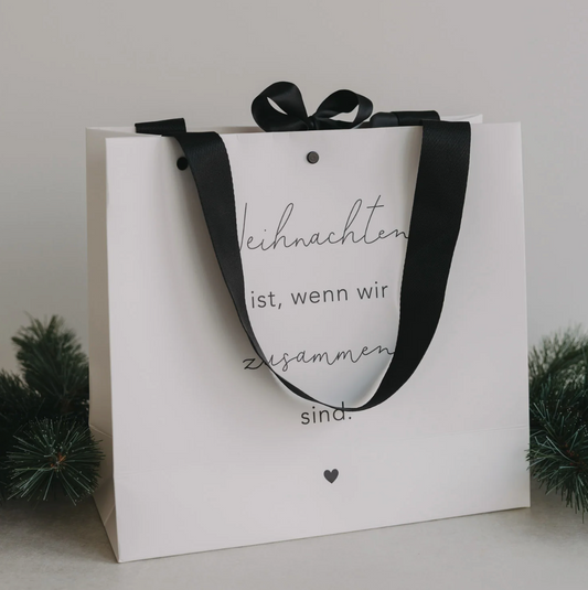 EULENSCHNITT Geschenktüte Medium Weihnachten
