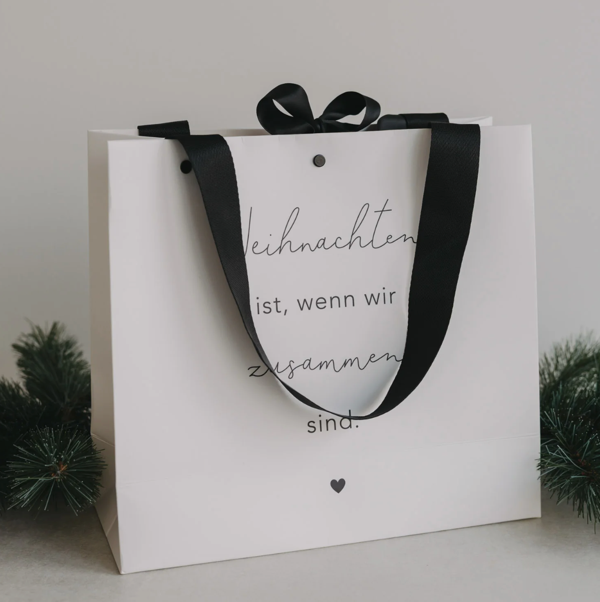 EULENSCHNITT Geschenktüte Mini Weihnachten