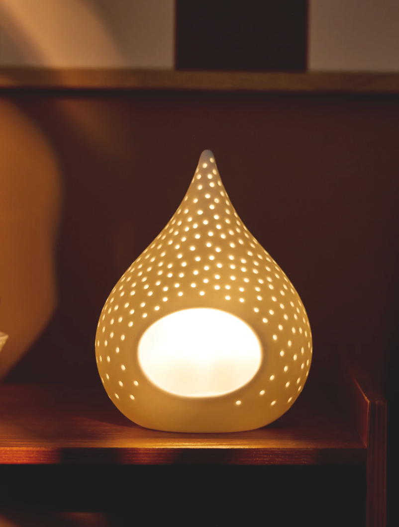 RAEDER DESIGN Teelichthalter Wassertropfen
