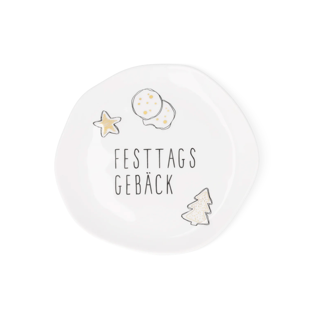 RAEDER DESIGN Kleiner Teller Festtagsgebäck