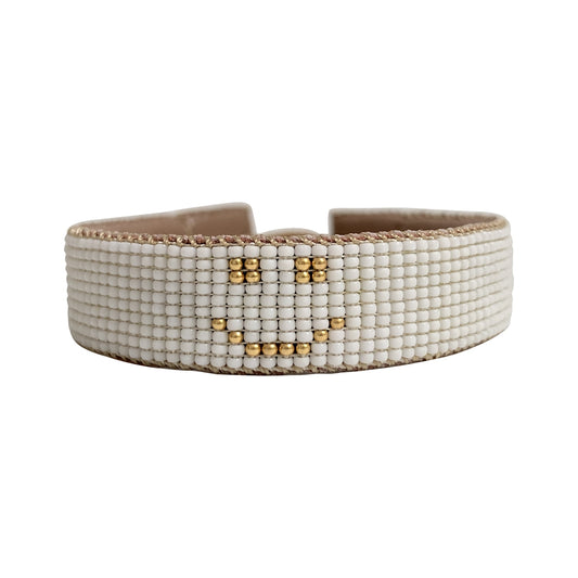 IBU Jewels Armband Smile White CB01