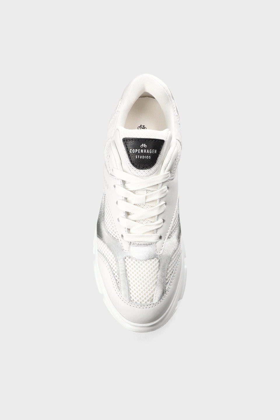 COPENHAGEN STUDIOS CPH54 Sneaker Material Mix White/ Silver