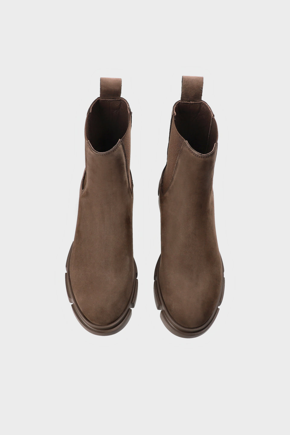 COPENHAGEN STUDIOS CPH570 Chelsea Boots Nubuk Chocolate