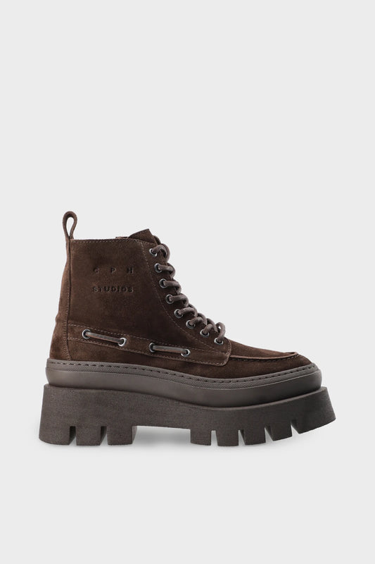 COPENHAGEN STUDIOS CPH697 Hiker Boots - Chocolate
