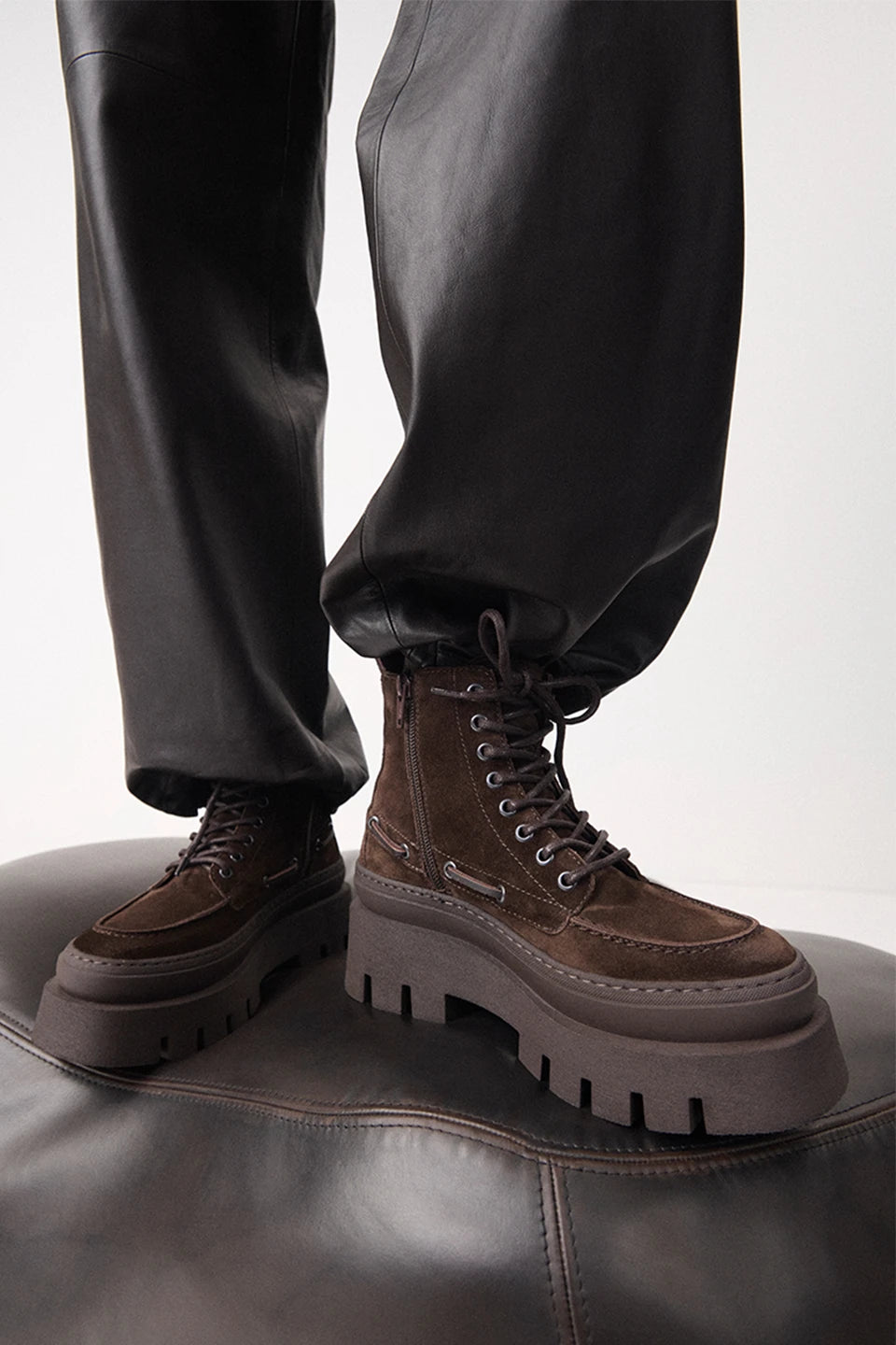 COPENHAGEN STUDIOS CPH697 Hiker Boots - Chocolate