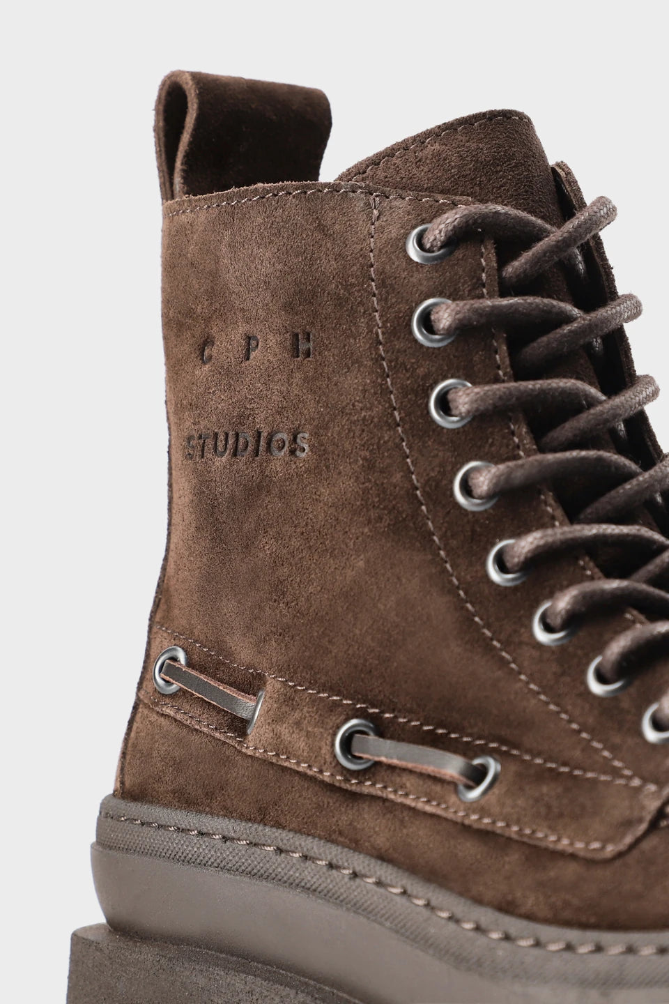 COPENHAGEN STUDIOS CPH697 Hiker Boots - Chocolate