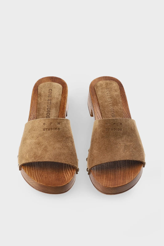 COPENHAGEN STUDIOS Sandale CPH798 Suede New Brown