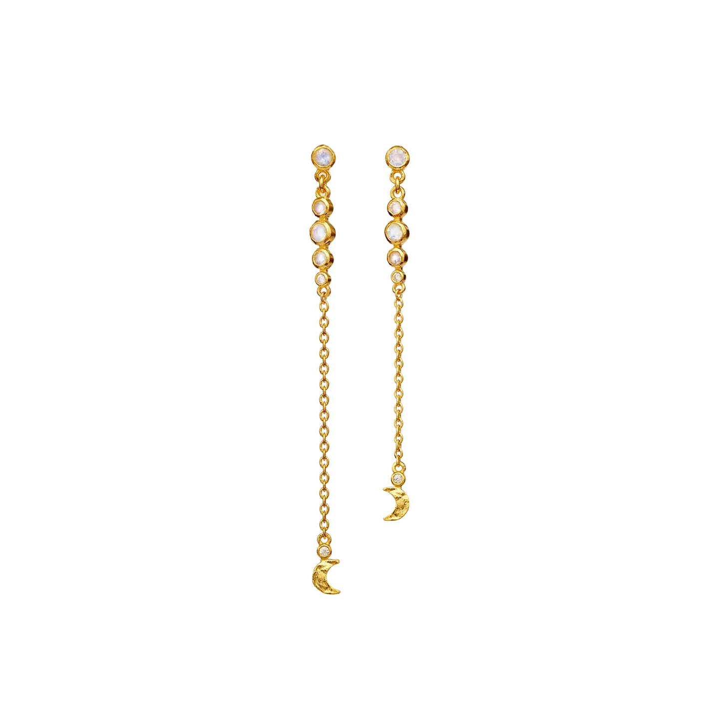 MAANESTEN Caro Ohrringe Gelbgold