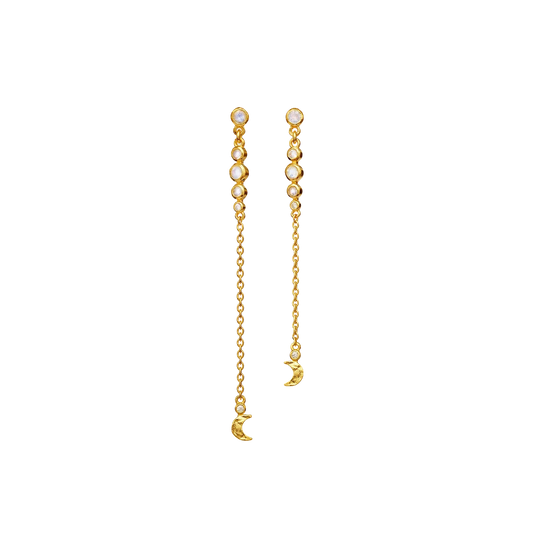 MAANESTEN Caro Ohrringe Gelbgold