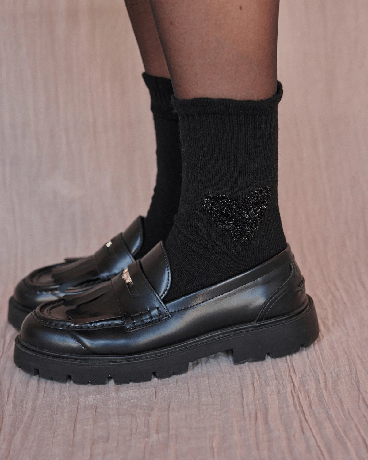 OOLEY Socken Cashmere Elegance Black
