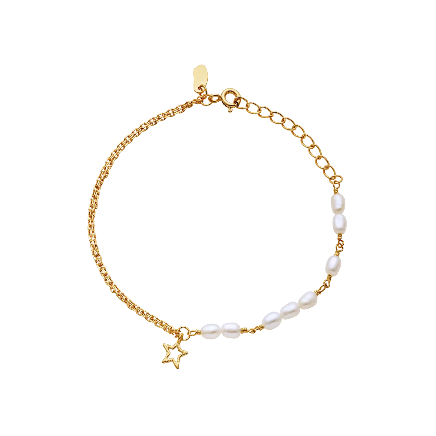 MAANESTEN Celina Armband Gelbgold