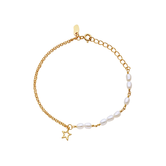 MAANESTEN Celina Armband Gelbgold