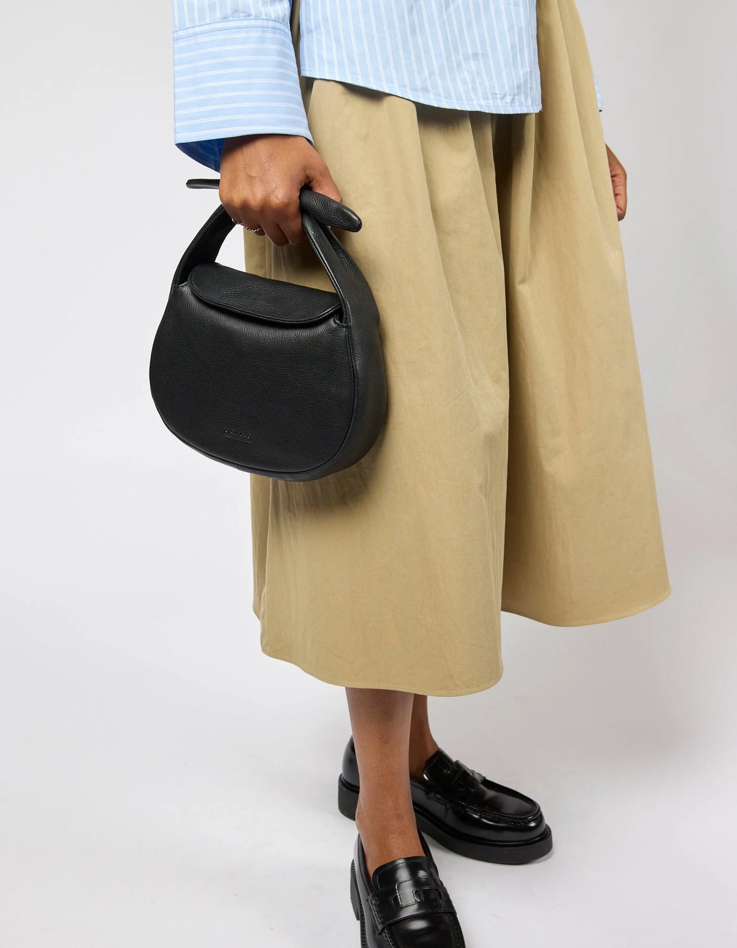 O MY BAG Bag Handtasche Coco Croissant Black
