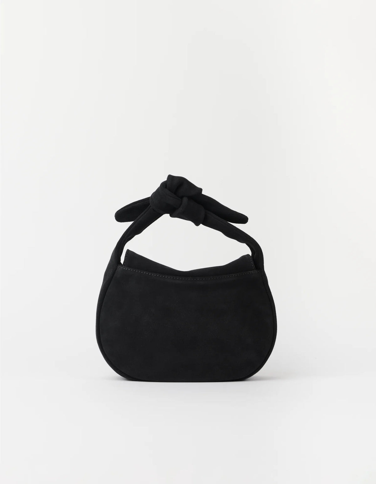 O MY BAG Bag Handtasche Coco Croissant Suede Black