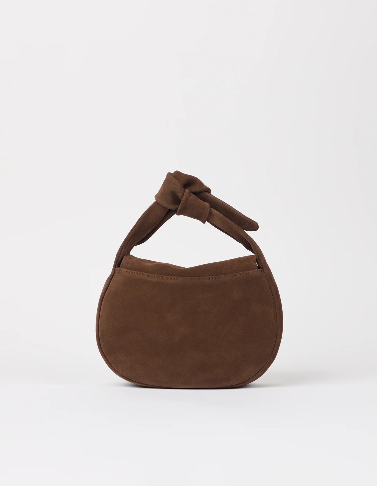 O MY BAG Bag Handtasche Coco Croissant Chocolate Suede