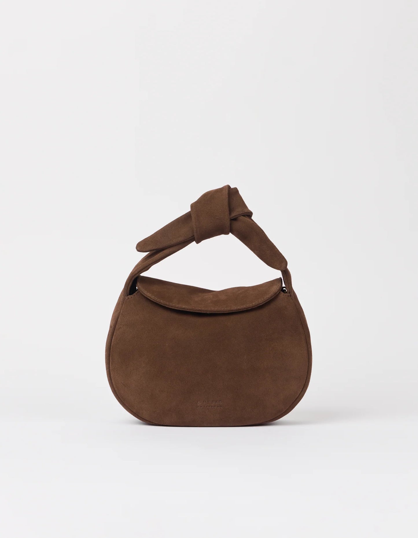 O MY BAG Bag Handtasche Coco Croissant Chocolate Suede
