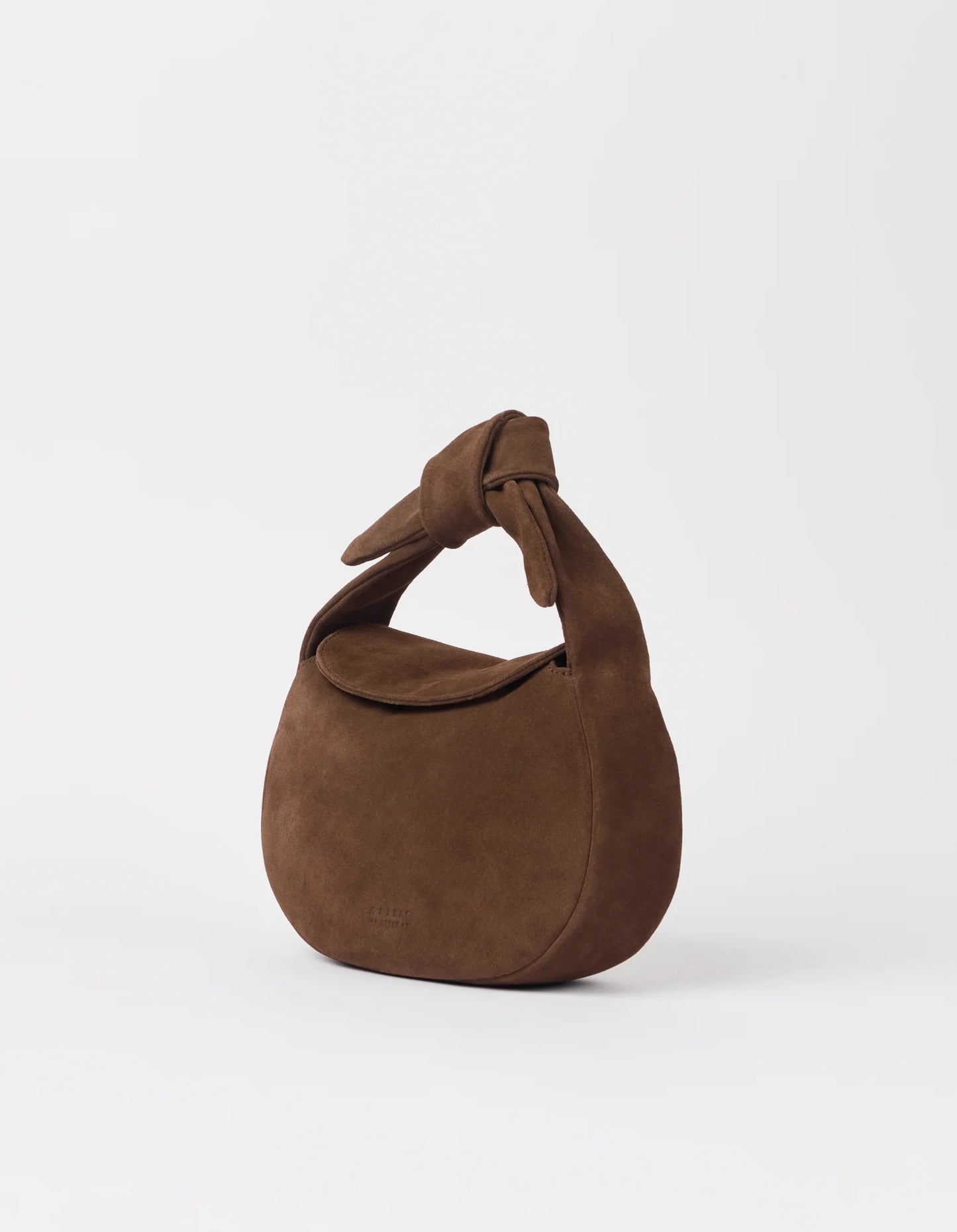 O MY BAG Bag Handtasche Coco Croissant Chocolate Suede