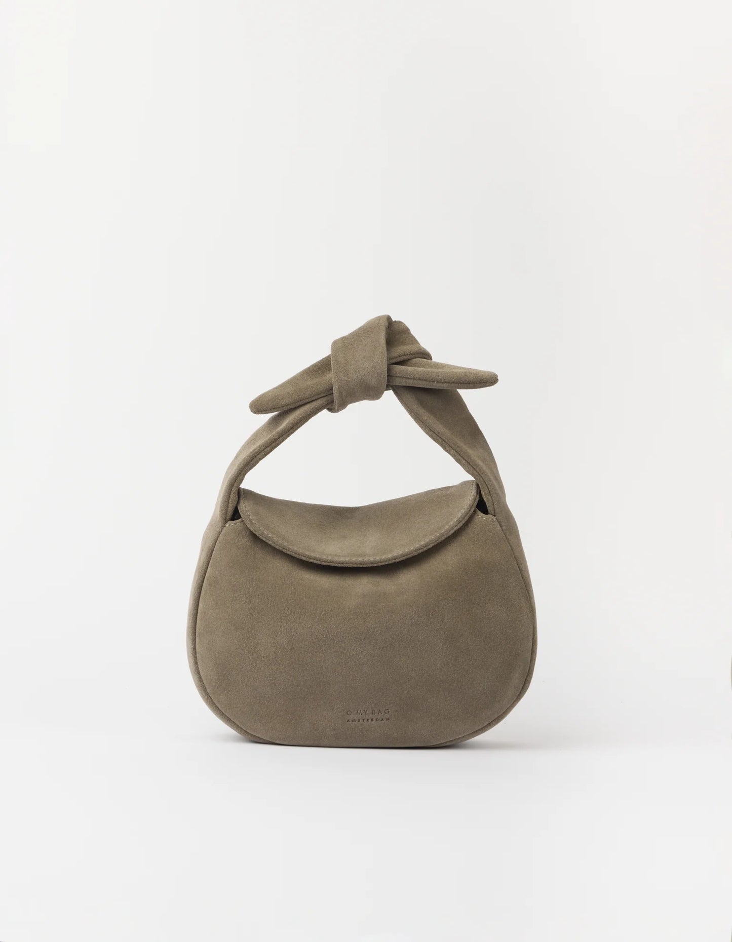 O MY BAG Bag Handtasche Coco Croissant Clay Suede