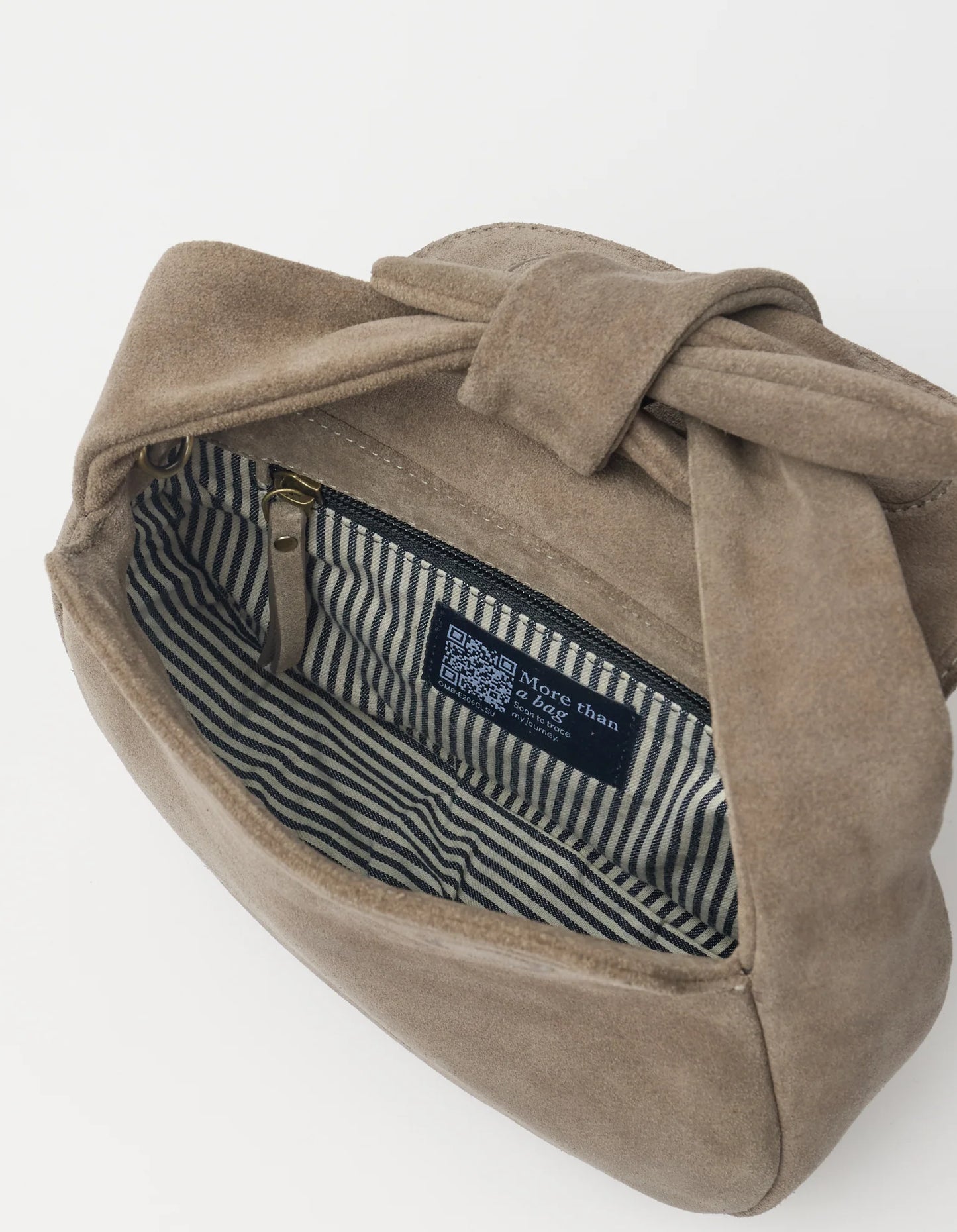 O MY BAG Bag Handtasche Coco Croissant Clay Suede