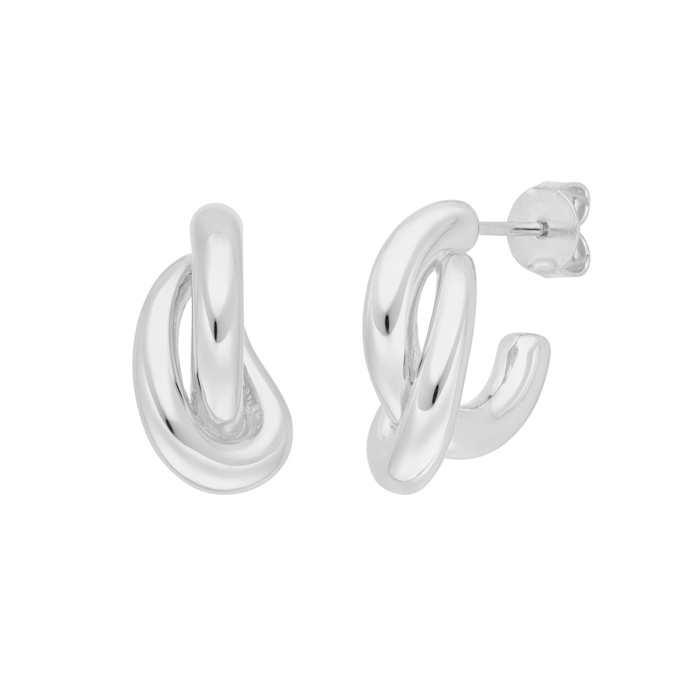 LEAF Creole Double Sterlingsilber
