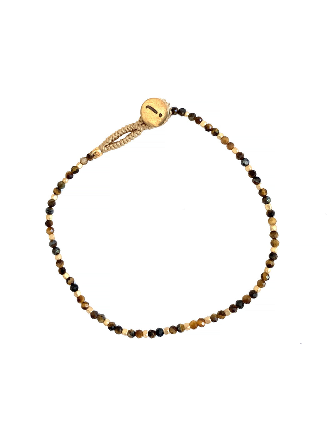 IBU Jewels Armband Lulu Stone Dot Tiger Eye AP07