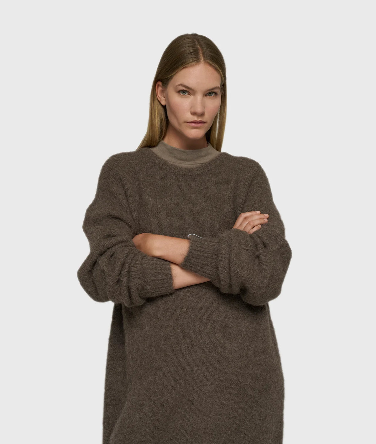 10DAYS AMSTERDAM Statement Knit Dress Portobello