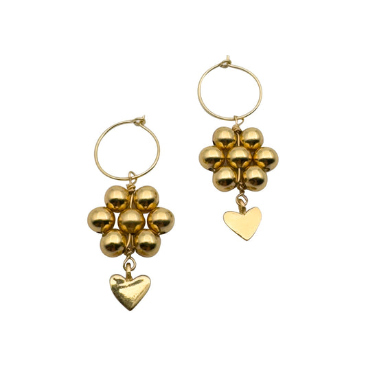 IBU JEWELS Ohrringe Heart EAI
