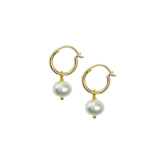IBU Jewels Creolen Mini Pearl EM03