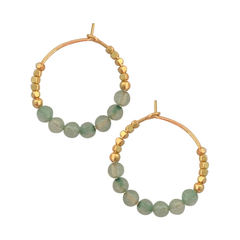 IBU JEWELS Creolen Rauchquartz EU15