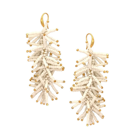 IBU Jewels Ohrringe Flo White EX01