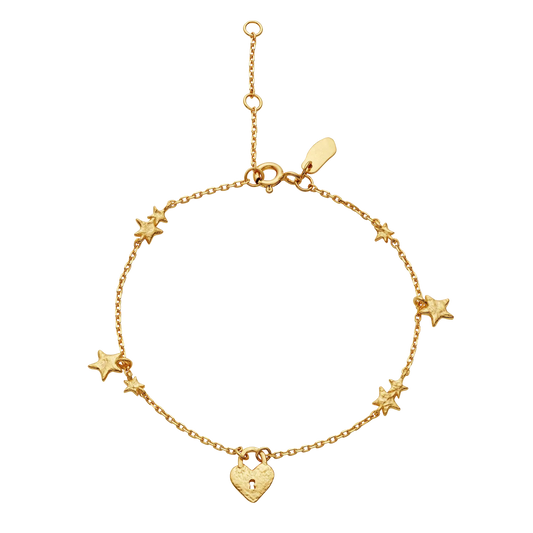 MAANESTEN Esma Armband Gelbgold