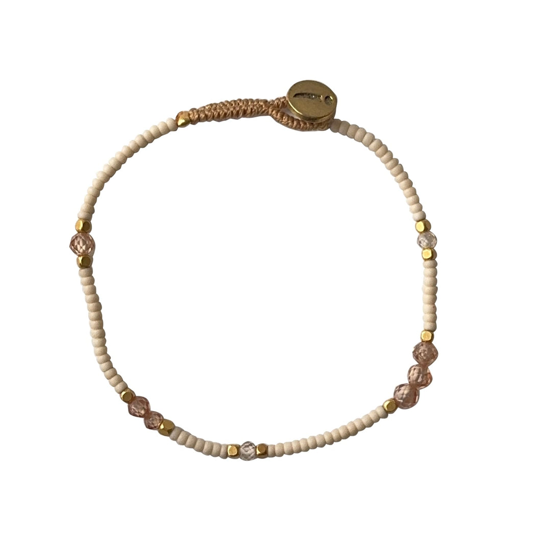 IBU JEWELS Armband Lulu Bold Antique Beige GM01