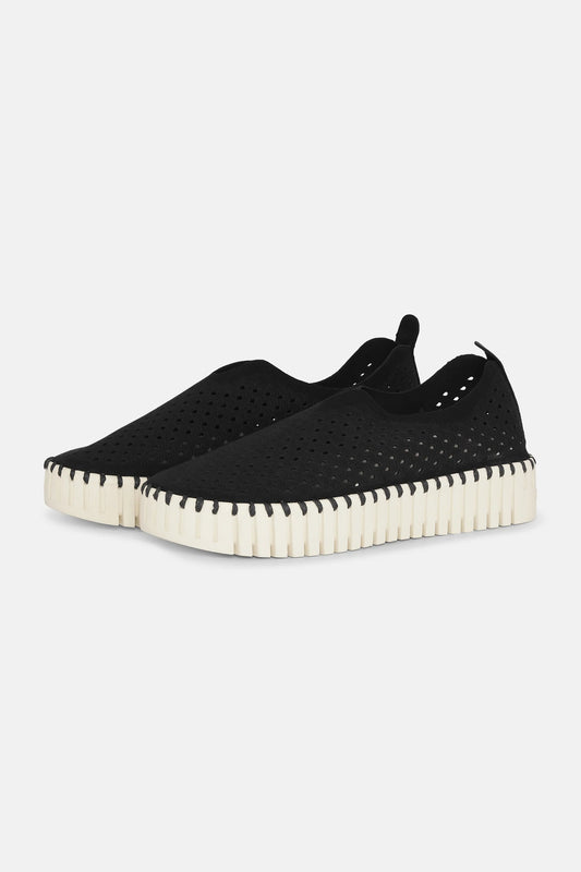 ILSE JACOBSEN Plateau Slipper Tulip Black