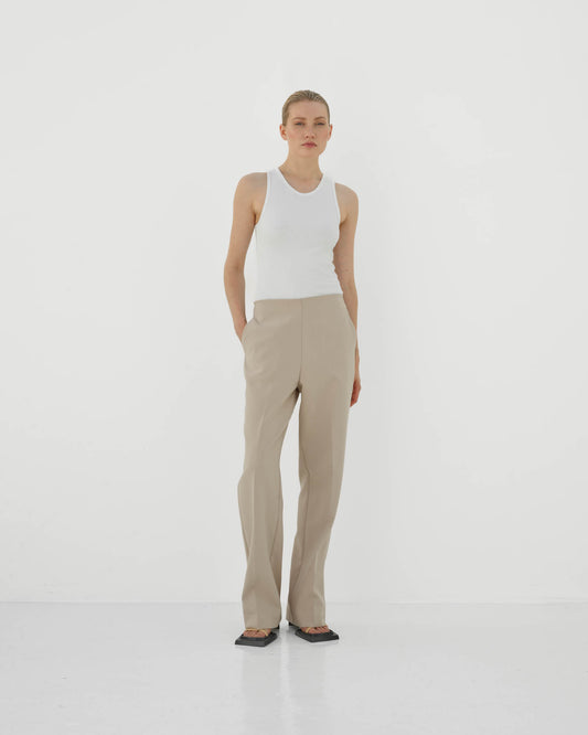 CLUB L'AVENIR Wide Pants - Hose Flo'CL Sand