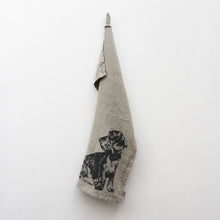 Lade das Bild in den Galerie-Viewer, FROHSTOFF Geschirrtuch aus Leinen Dackel
