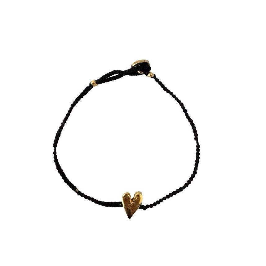 IBU Jewels Armband Jill Heart Black GK02