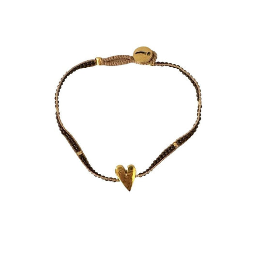 IBU Jewels Armband Jill Heart Bronze GK06