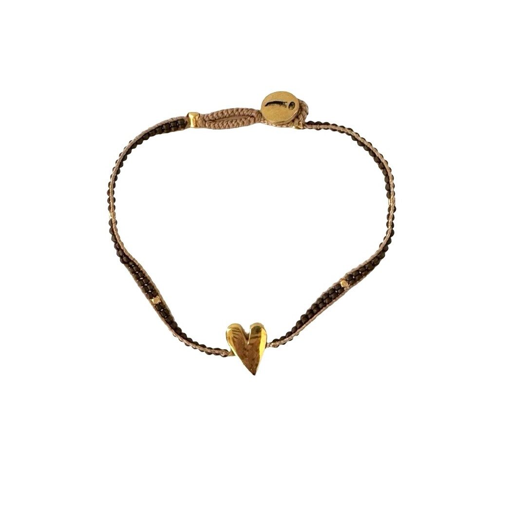 IBU Jewels Armband Jill Heart Bronze GK06