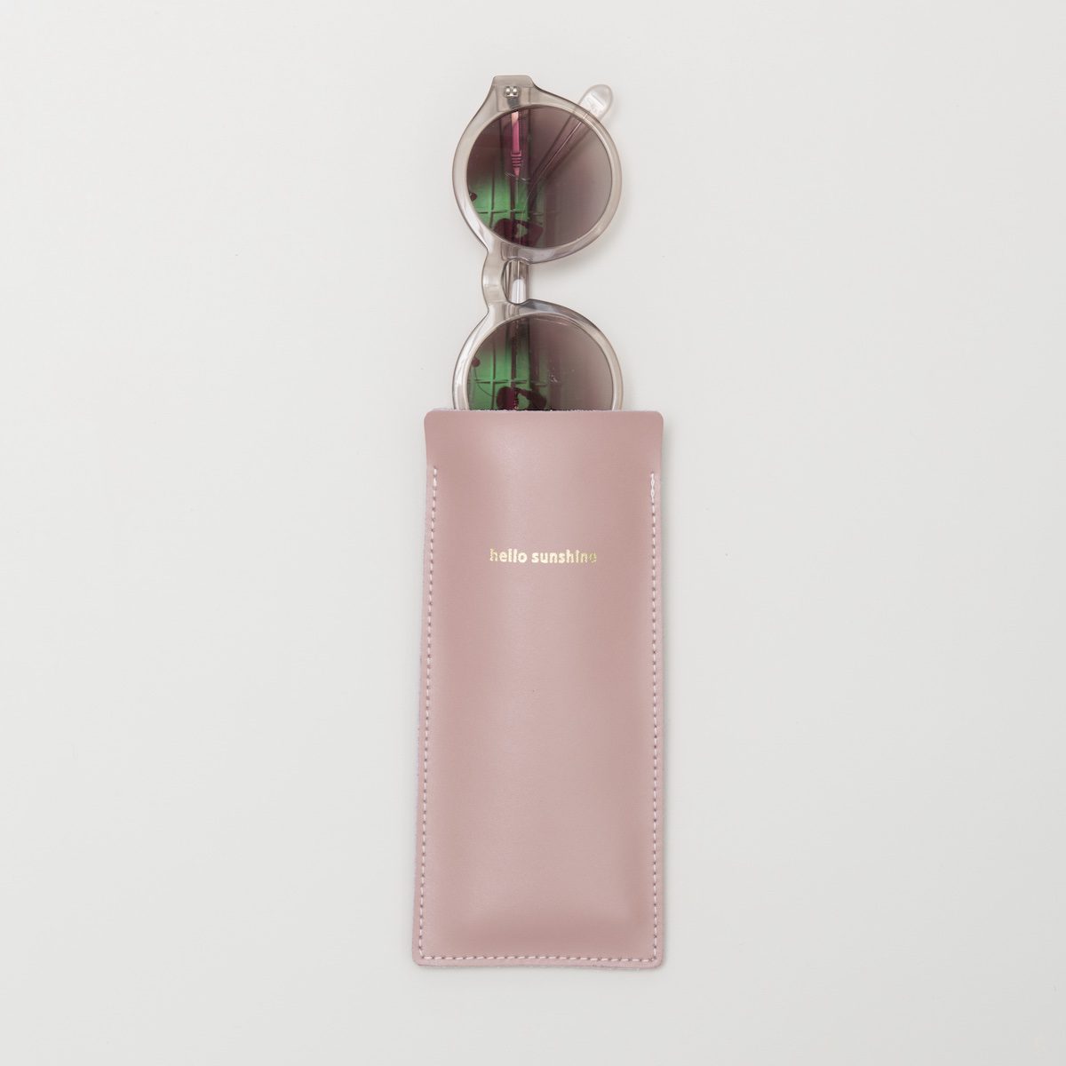 by B+K Brillenetui Hello Sunshine Soft Pink
