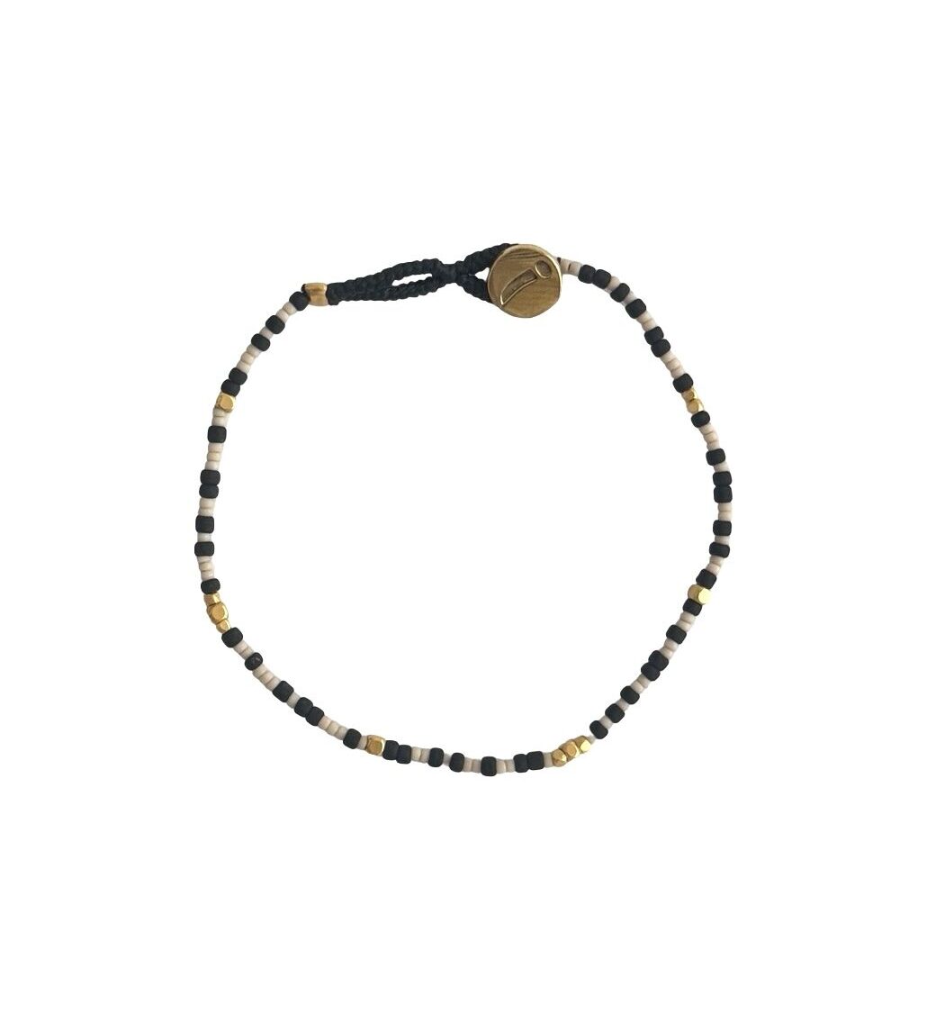 IBU Jewels Armband Lulu Raindrop Black GN02