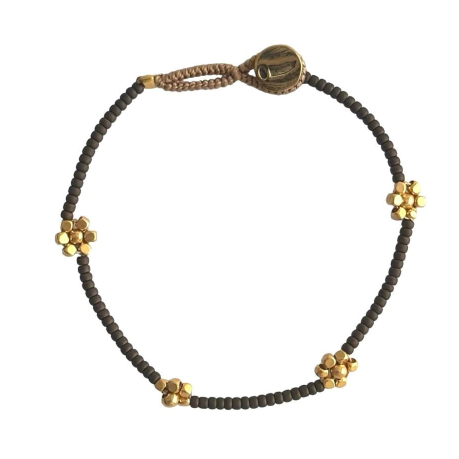 IBU JEWELS Armband Lulu Queenie Bronze GP06