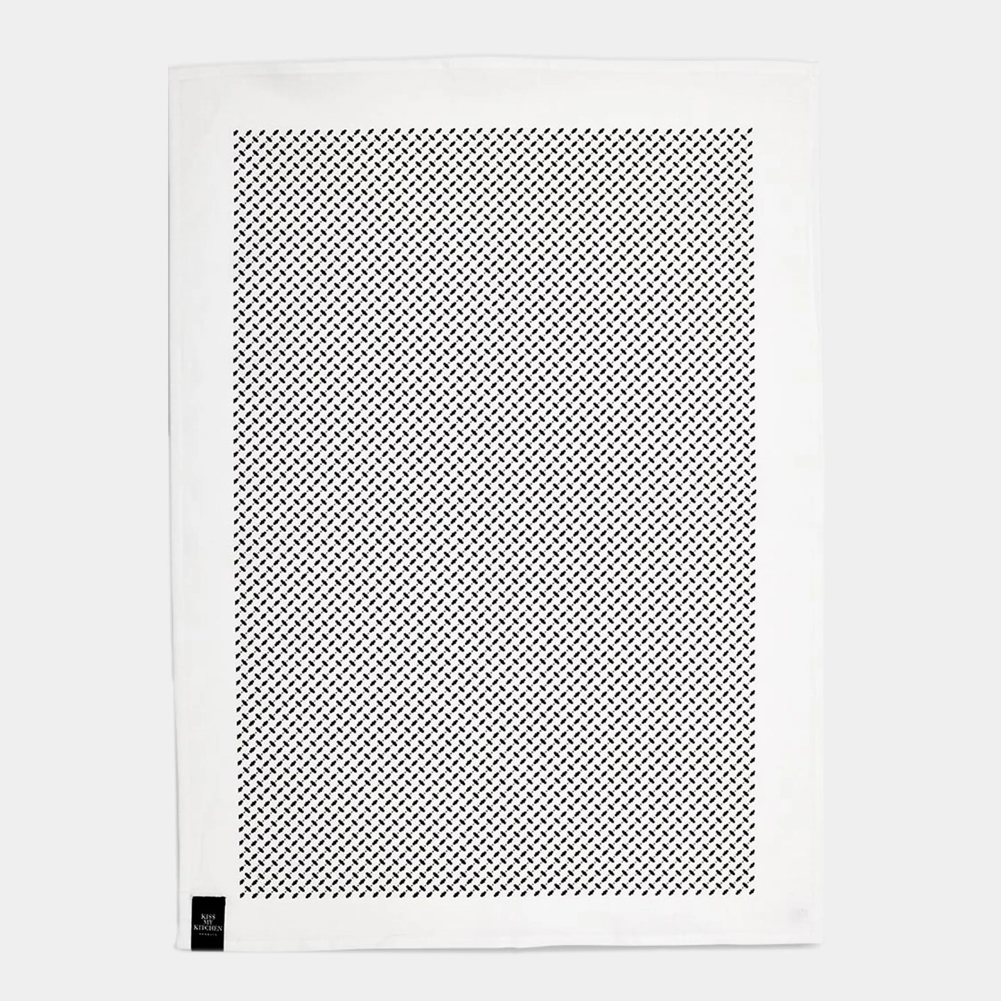 KISS MY KITCHEN Geschirrtuch Pali black