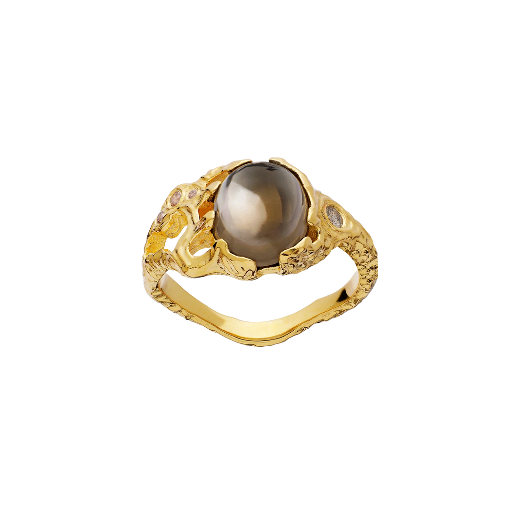 MAANESTEN Gaia Ring Gelbgold