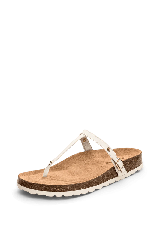 HEY MARLY Zehentrenner-Sandale Casual Cork Cream